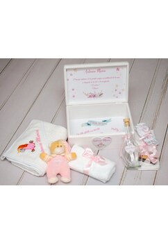Trusou botez, cutie de amintiri personalizata, unicorn