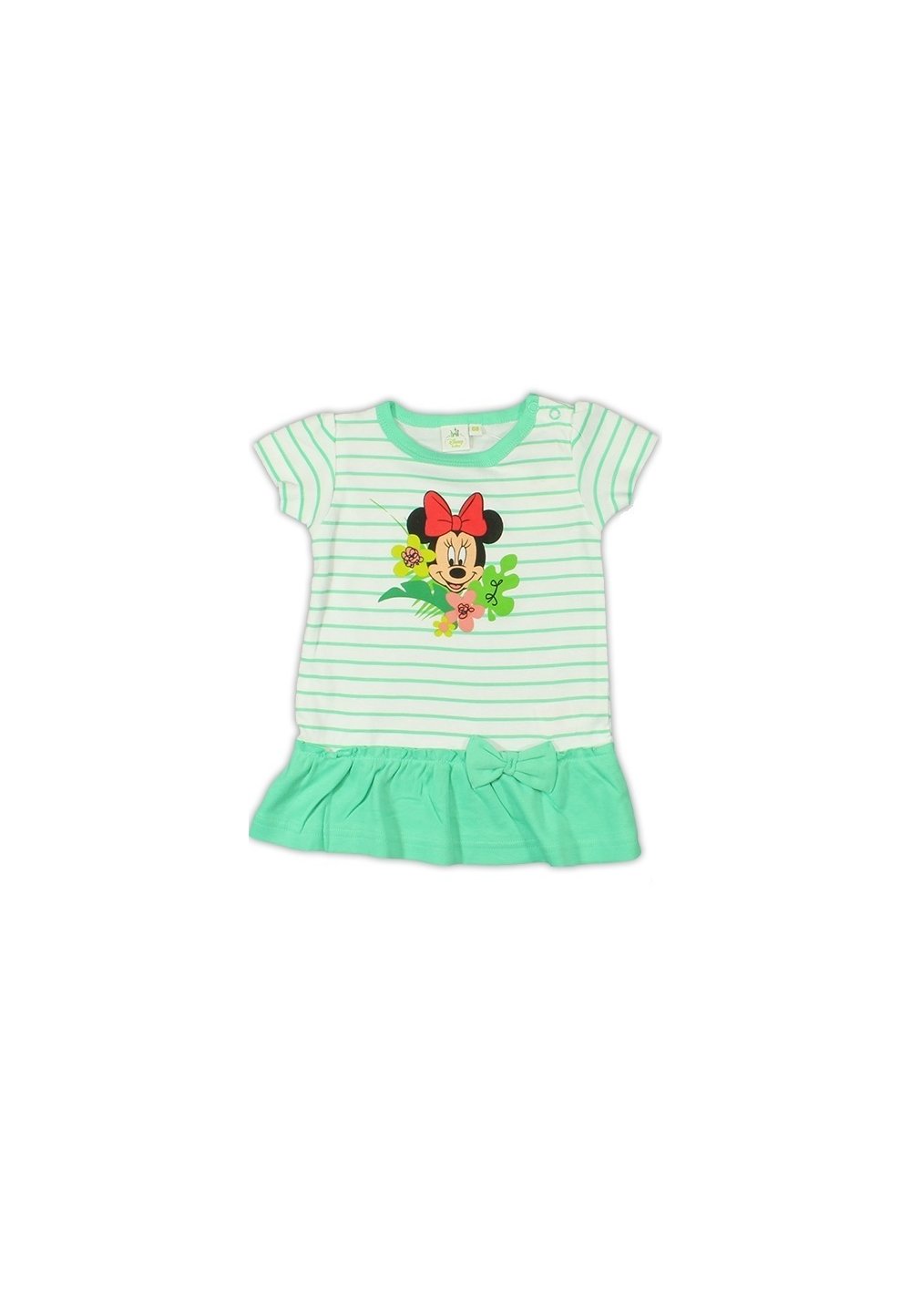 Tunica bebe Minnie Mouse, verde