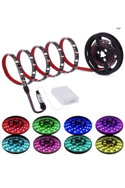 Bandă lumină LED colorată cu telecomandă bluetooth (M-62)