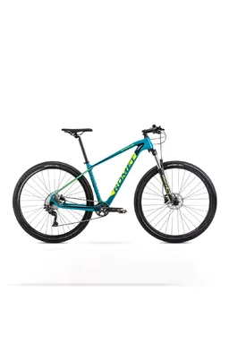 Bicicleta de munte cu cadru din Carbon Romet Monsun LTD S/15 Turcoaz/Albastru 2022