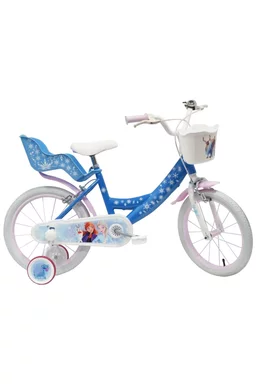 Bicicletă Denver Frozen, 16 inch, albastru/alb