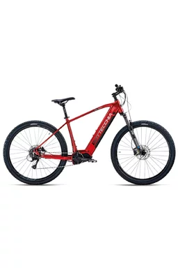 Bicicleta electrică Bottecchia BE33 E-MTB Teaser C81 Roșu/Negru, baterie Green Way Li-Ion 36V 630Wh, motor Oli Sport PLUS 85 Nm 36V 250W, suspensie față