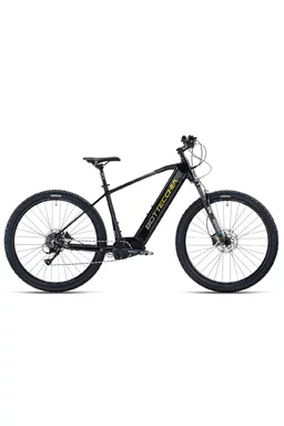 Bicicleta electrică Bottecchia BE33 E-MTB Teaser CB6 Negru/Auriu, baterie Green Way Li-Ion 36V 630Wh, motor Oli Sport PLUS 85 Nm 36V 250W, suspensie față