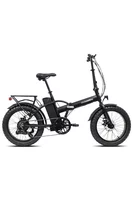 Bicicletă electrică pliabilă Beraud E2500 Tauro 20 inch, baterie 10.4Ah 36V 374Wh, motor 36V 250W 32Nm, Negru