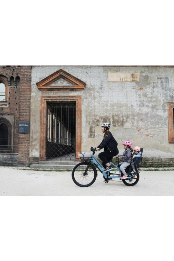 Bicicletă familie electrică Sum Alpa Alb, motor Bafang 250W 45Nm, baterie 10Ah 36V picture - 8