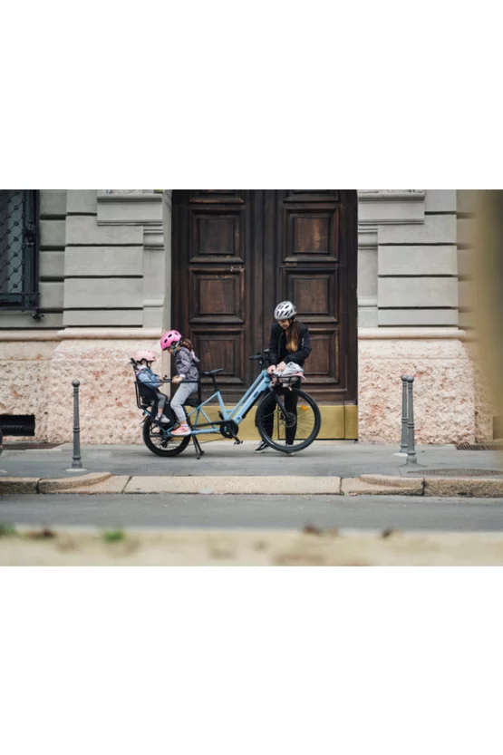 Bicicletă familie electrică Sum Alpa Alb, motor Bafang 250W 45Nm, baterie 10Ah 36V picture - 4