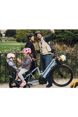 Bicicletă familie electrică Sum Alpa Alb, motor Bafang 250W 45Nm, baterie 10Ah 36V picture - 5