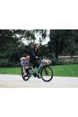 Bicicletă familie electrică Sum Alpa Alb, motor Bafang 250W 45Nm, baterie 10Ah 36V picture - 6