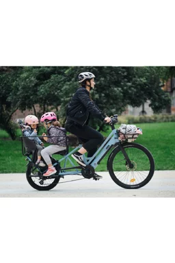 Bicicletă familie electrică Sum Alpa Alb, motor Bafang 250W 45Nm, baterie 10Ah 36V