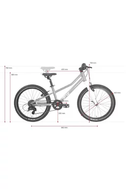 Bicicletă copii MTB Ganaz Ultralight 20 inch, Albastru picture - 11