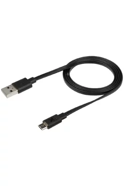 Cablu Xtorm FLAT USB TO MICRO USB, 100 cm, Negru