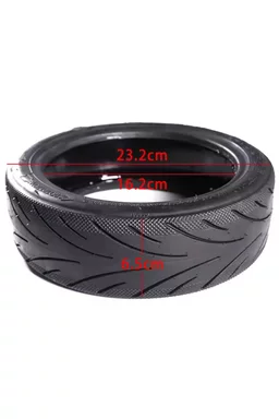 Cauciuc tubeless cu slime + valvă dreaptă 60/70-6.5 pentru Ninebot G30/G30D/G30P (L-8D) picture - 3