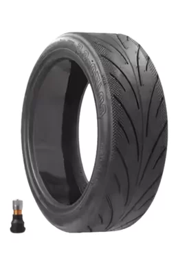 Cauciuc tubeless cu slime + valvă dreaptă 60/70-6.5 pentru Ninebot G30/G30D/G30P (L-8D)