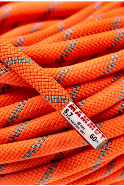 Coardă Mammut Touw 8.7, Dry Rope, 60 m, portocaliu