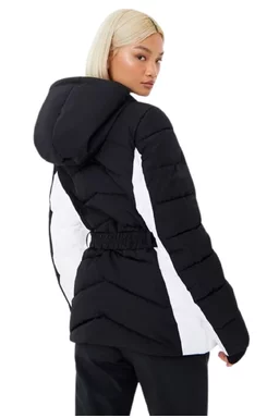 Geacă Jack Wills LS Hooded Puffer Negru