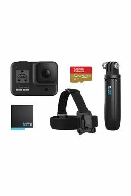 GoPro Hero8 Black Special Bundle (Shorty grip, Head strap, Card 32GB, Baterie) picture - 1