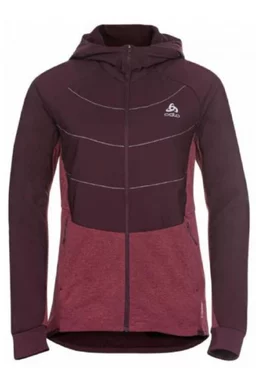 Jachetă alergare Odlo Run Easy S-Thermic, vișiniu