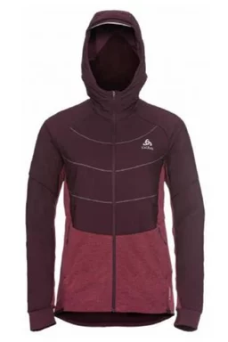 Jachetă alergare Odlo Run Easy S-Thermic, vișiniu