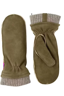 Mănuși Hestra Nora Chamois Mitt, verde