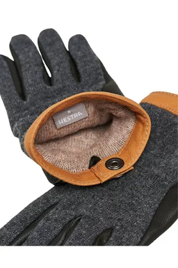 Mănuși Hestra Woll Tricot, Negru