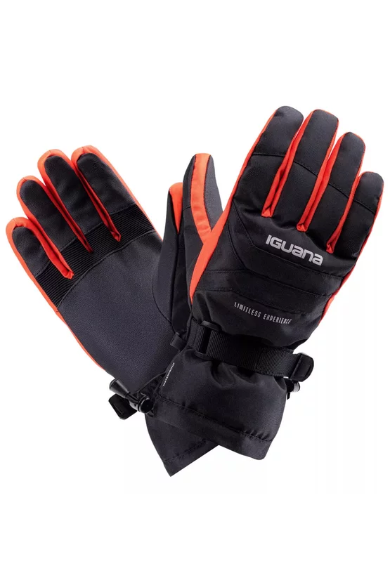 Mănuși Iguana Alessio Negru/Roșu picture - 1