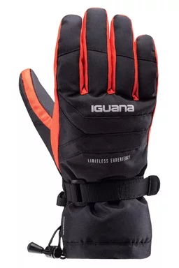 Mănuși Iguana Alessio Negru/Roșu picture - 2