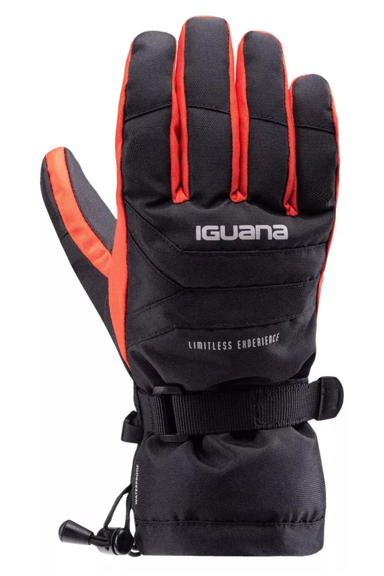 Mănuși Iguana Alessio Negru/Roșu picture - 2