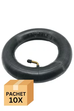 Pachet 10 x Cameră 85/65-6.5 cu valvă îndoită la 0 grade pentru Kugoo, Ninebot (10xL-1C)