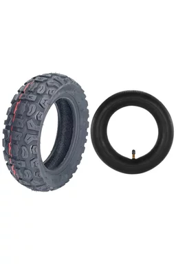 Pachet Cauciuc Off Road 10x3.0 + Cameră 85/65-6.5 cu valvă dreaptă (L-5B+L-1B)