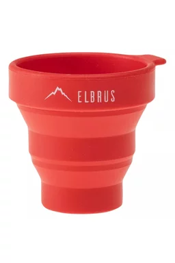 Pahar pliabil Elbrus Foldcup 130 ml Roșu