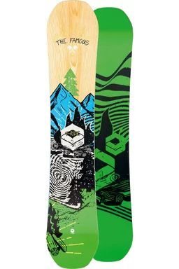 Placă Snowboard FTWO T-Ride The Famous Green