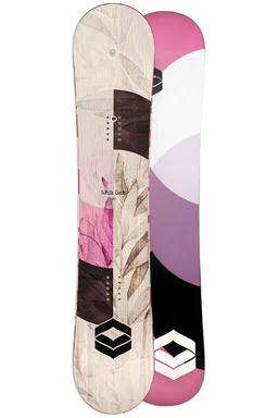 Placă Snowboard FTWO White Deck White/Pink/Grey