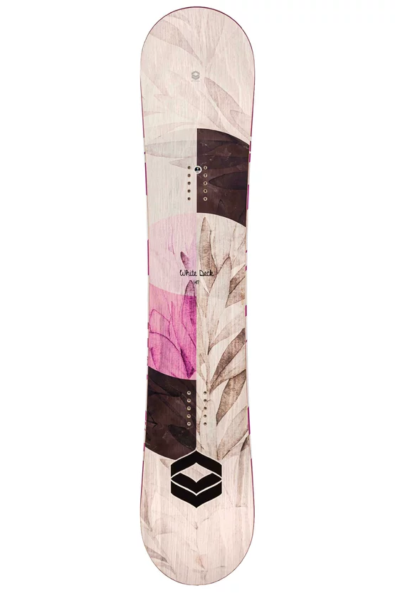 Placă Snowboard FTWO White Deck White/Pink/Grey picture - 1