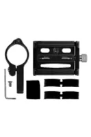 Suport telefon din aluminiu Negru (T-5D)