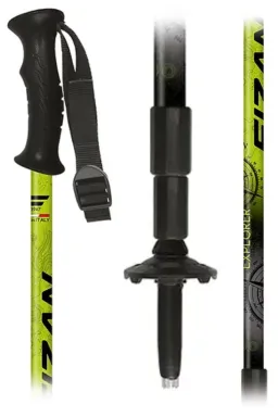 Bețe Trekking Fizan Explorer Lime
