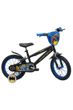 Bicicletă Denver Batman, 12 inch, negru/albastru