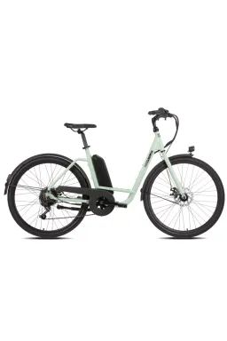 Bicicletă electrică oraș Beraud E5000 Estilo 26 inch, baterie 10.4Ah 36V 374Wh, motor Bafang 250W 35Nm, Verde