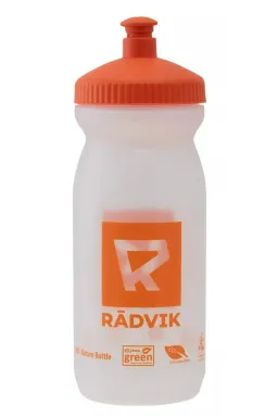 Bidon Radvik Bioflask 600 ml Transparent/Portocaliu