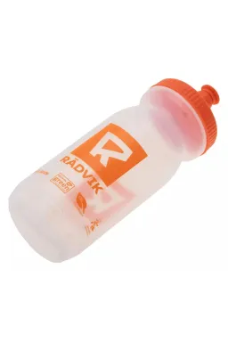 Bidon Radvik Bioflask 600 ml Transparent/Portocaliu