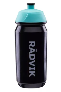 Bidon Radvik Slukk Negru/Turcoaz 600 ml