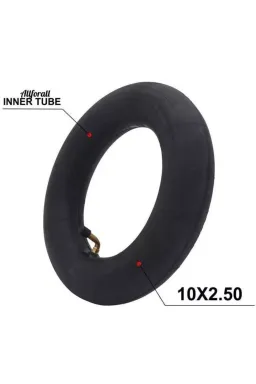 Cameră trotinetă 10x2.5 cu valvă îndoită la 90 de grade (L-4)