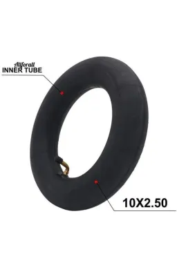 Pachet 10 x Cameră 10x2.5 cu valvă îndoită la 90 de grade pentru Kugoo, JetBlade, QuickVolt, Vsett, Zero (10xL-4)