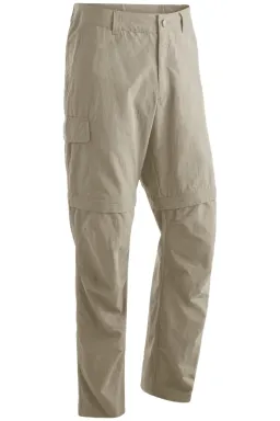 Pantaloni 2 în 1 scurți și lungi Maier Sports Mai Trave Gri