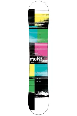 Placă Snowboard Iceland Multi Multicolor