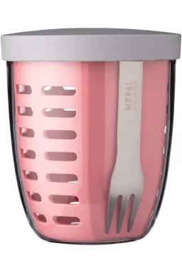 Recipient To Go Mepal Ellipse pentru fructe și legume, Roz