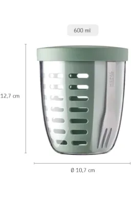 Recipient To Go Mepal Ellipse pentru fructe și legume, Roz