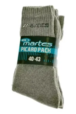 Set 3 x Șosete Martes Picaro Grey/Black