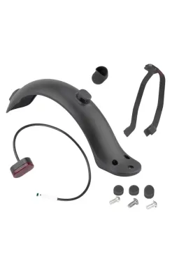 Set aripi spate Neagra Aripa spate + suport + cârlig + capac cârlig + far spate + șuruburi capac + șuruburi M365 (G-06)