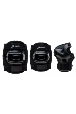 Set Protecții Martes Garda Black (2 x genuchiere, 2 x cotiere, 2 x protecții încheieturi)