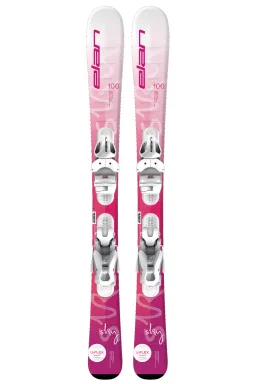 Ski Elan Sky Wht JRS Kids + Legături Elan EL 4.5 GW